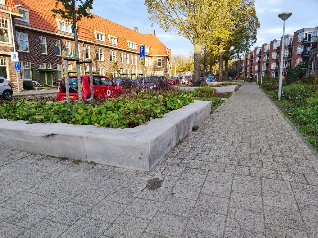 Verhoogde plantenbakken Wingerdweg